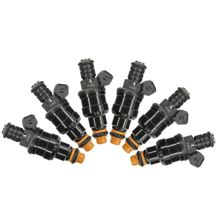 Set 6 x  310cc 30LB Fuel Injectors Wide fit Bosch Chevy GMC V6 3.8L 2.8L Turbo