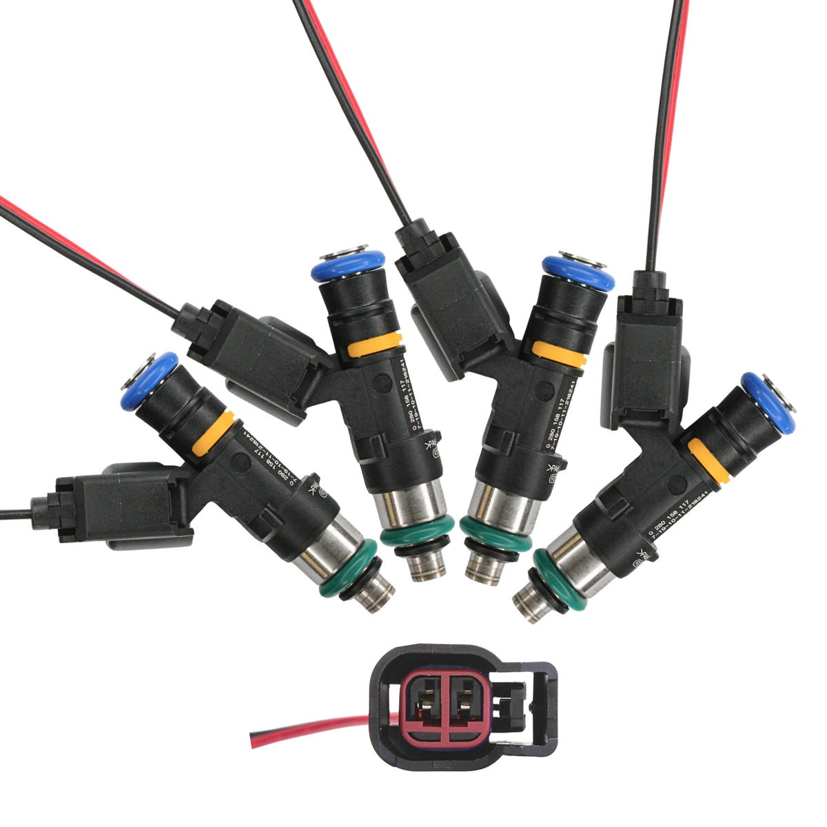 4x 750cc fuel injectors for TOYOTA CELICA GT-4 MR2 TURBO 3SGTE Fit