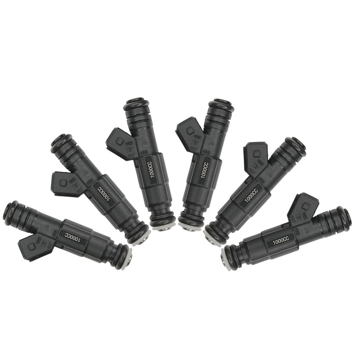 6x 1000cc 95lb fit BOSCH EV6 Fuel Injectors for Ford BA BF XR6 turbo FPV HSV E85