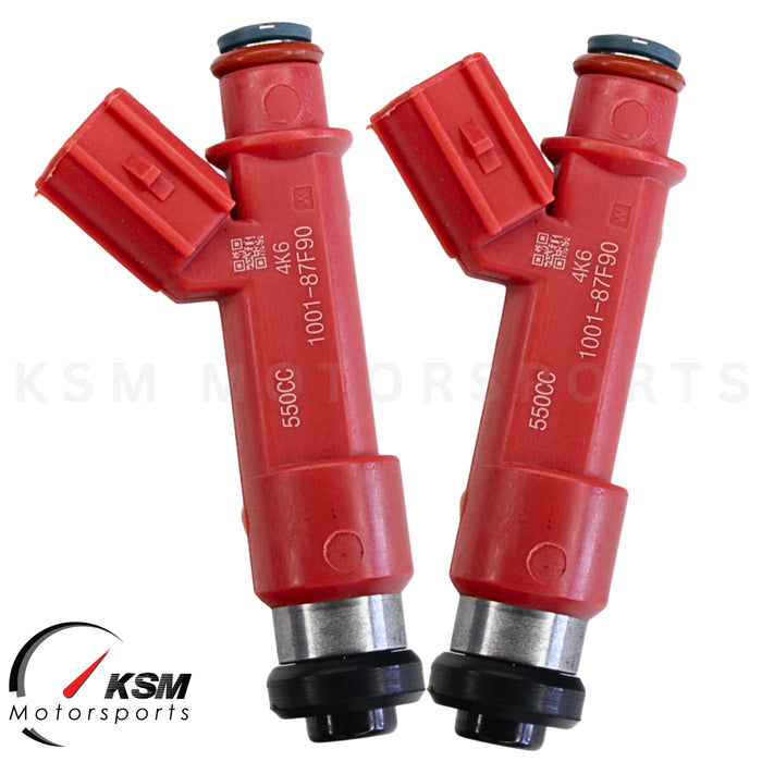 550cc Injectors 550cc 1001-87F90 Fuel Injectors for Toyota Celica Supra GS300 1ZZ 2ZZ ...