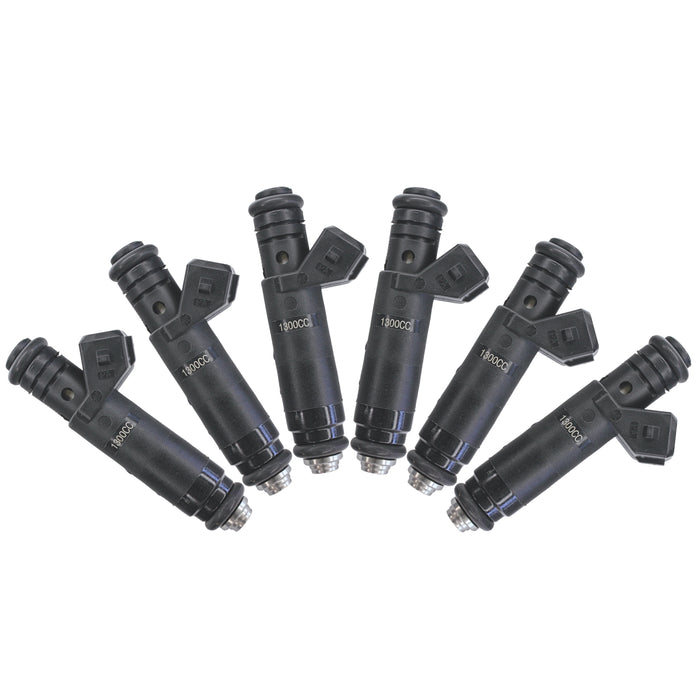 6 1300cc fit Siemens Deka 124LB High Impedance Fuel Injector EV1 110324 FI114992