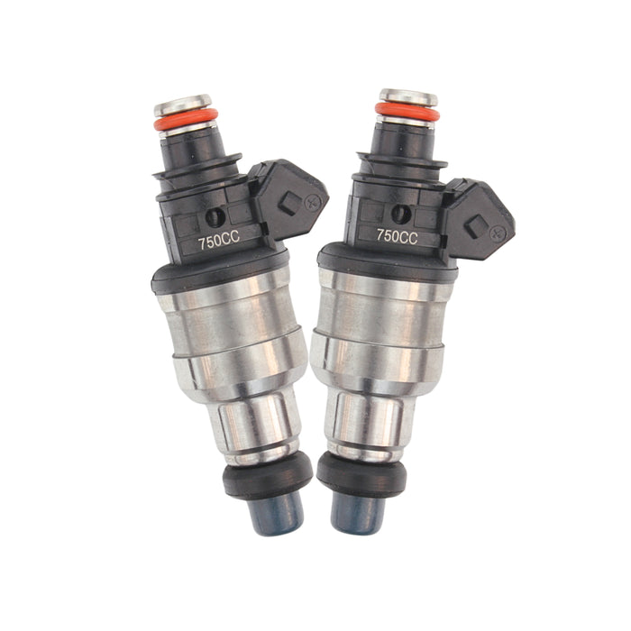 2 injecteurs de carburant 750 cc 70 lb pour Mazda Turbo RX7 RX8 FC3S 13B 20B REW GT R3 2 