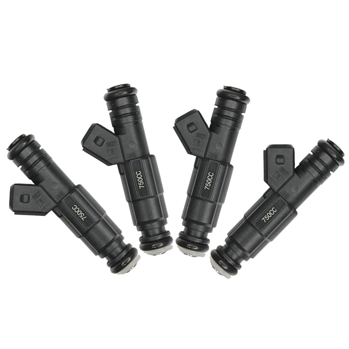 4 x Fuel Injectors 750cc 71lb Gen III EV6 (Long) / EV1 Jetronic Plug / E85 safe