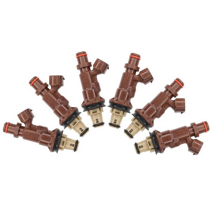 6 x FUEL INJECTORS 23250-62040 FOR 1999-04 TOYOTA TACOMA TUNDRA 4RUNNER 3.4L V6