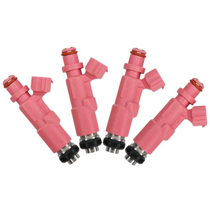4 x Fuel injectors 23250-75080 for 98-04 Toyota Tacoma 4Runner 2.4 2.7L L4 3RZFE