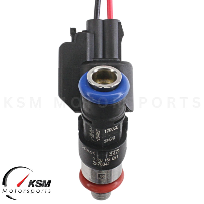 4 x 1200 cc Short EV14 passend für Bosch-Einspritzdüsen E85, sicher, 114 lb, hohe Leistung 