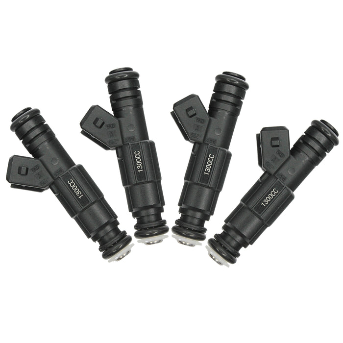 4 x EV6 Fuel Injectors 1300cc 124lb For Ford BMW VW Audi 1.8 2.0 2.3L Turbo EV1