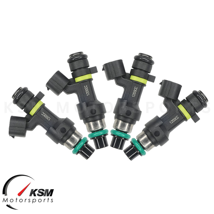 4x 1200cc fuel injectors for 02-11 Honda Acura K20A K24A 06-09 S2000 Turbo Denso