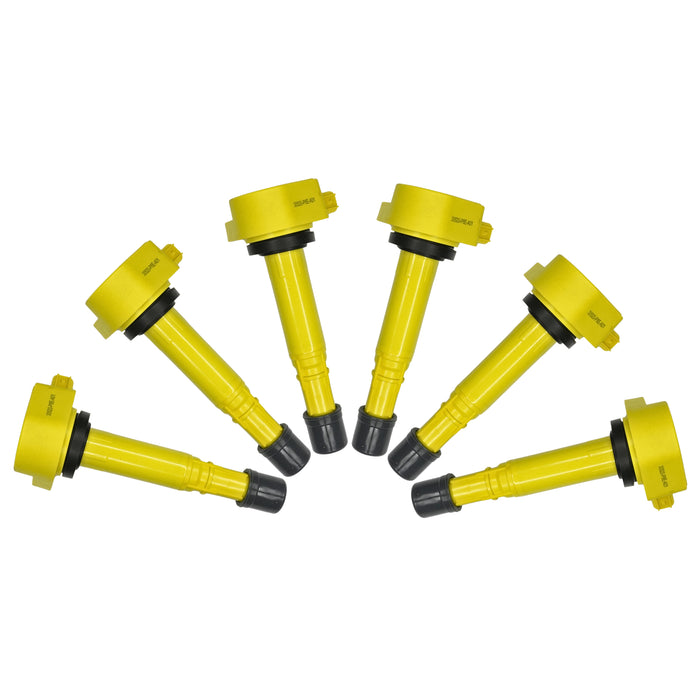 6 x Zündspulen-Set, passend für Acura MDX 3,7 l, Honda Pilot Ridgeline Saturn Vue 3,5 l