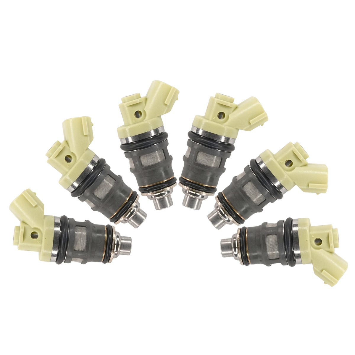 ケータ 540cc 550cc FUEL INJECTORS for TOYOTA SUPRA JZA80 2JZGTE 2JZ SIDE
