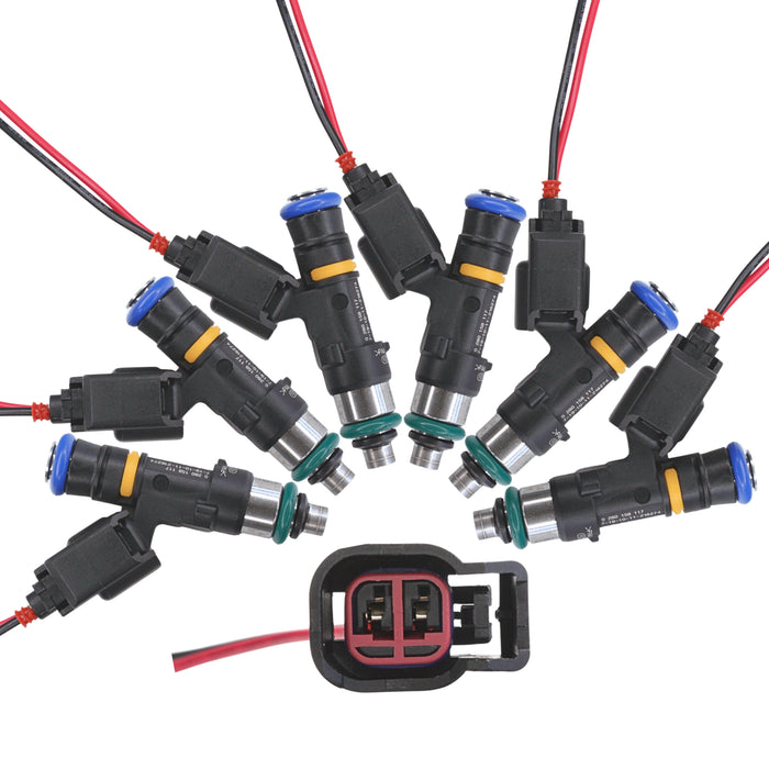 6x 1200cc 114lb Fuel Injectors Fit Nissan 350z 370z VQ35/VQ37 for BOSCH EV14 E85