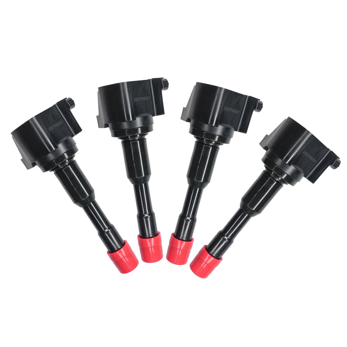 4 x Rear Ignition Coil for Honda Jazz Mk2 Mk3 1.2 1.3 1.4 City Civic 30521PWA003