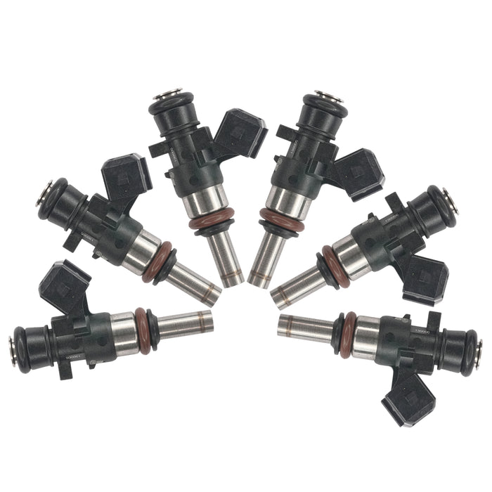 6 x 1300cc 124lb Fuel Injectors fit Bosch Nozzle Valve EV14KT Petrol 0280158040