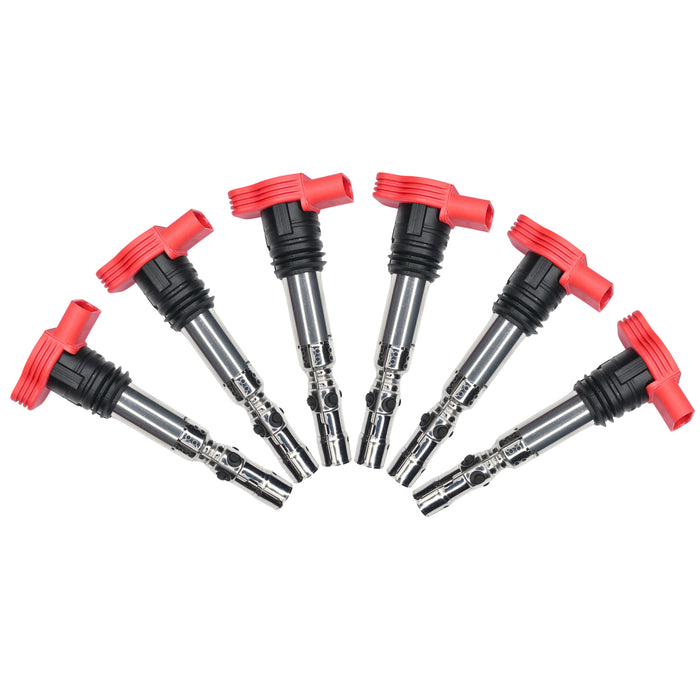 6 x Ignition Coils fit AUDI A4 B6 B7 A6 C5 C6 A8 3.0 00-06 06C905115A 06C905115B