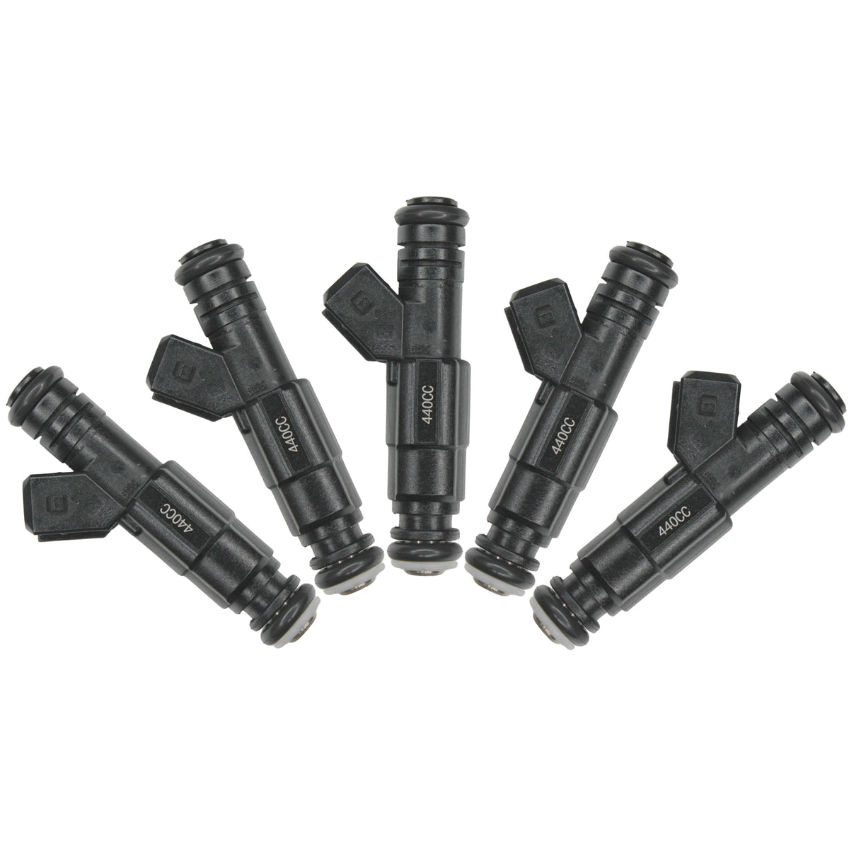 5 x Fuel Injectors 440cc 42lb Gen III EV6 (Long) / EV1 Jetronic Plug ...