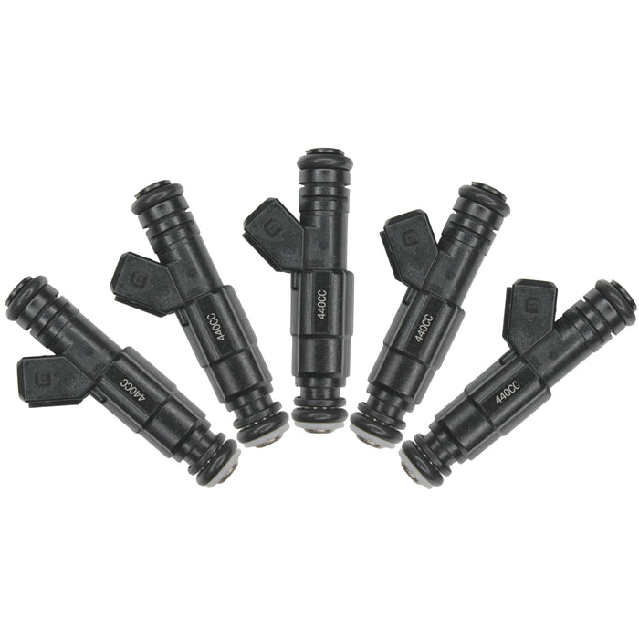 5 x Fuel Injectors 440cc 42lb Gen III EV6 (Long) / EV1 Jetronic Plug / E85 safe