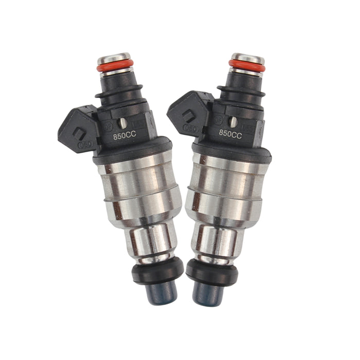 2 x 850 cc 80 lb Einspritzdüsen passend für Mazda Turbo RX7 RX8 FC3S 13B 20B REW GT R3 2 
