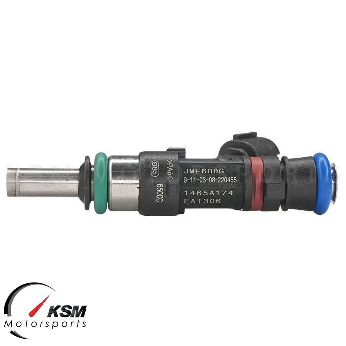 4 x 650cc EV14 Fuel Injectors fit Denso 08-15 Mitsubishi EVO 10 X 4B11 CZ4A E85