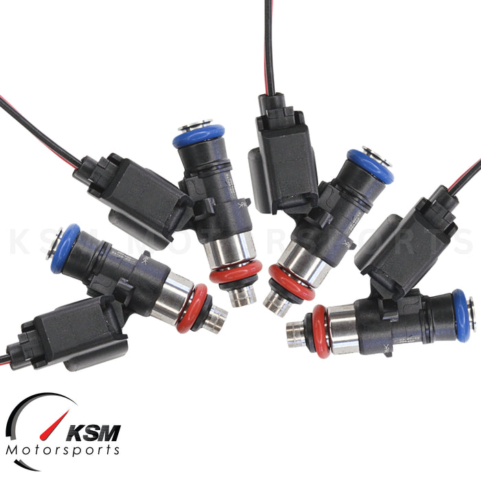 4 x 650 cc Short EV14 passend für Bosch-Einspritzdüsen E85, sicher, 62 lb, hohe Leistung 