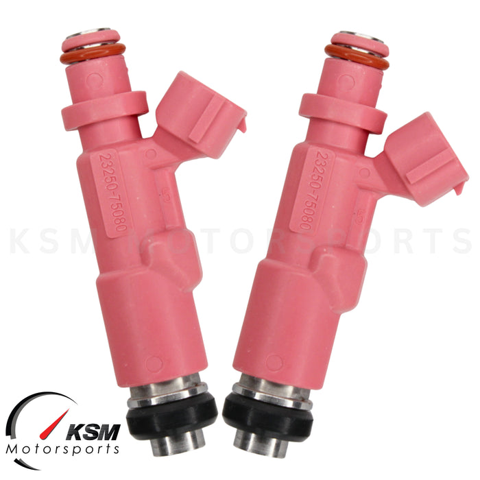 4 x Fuel injectors 23250-75080 for 98-04 Toyota Tacoma 4Runner 2.4 2.7L L4 3RZFE