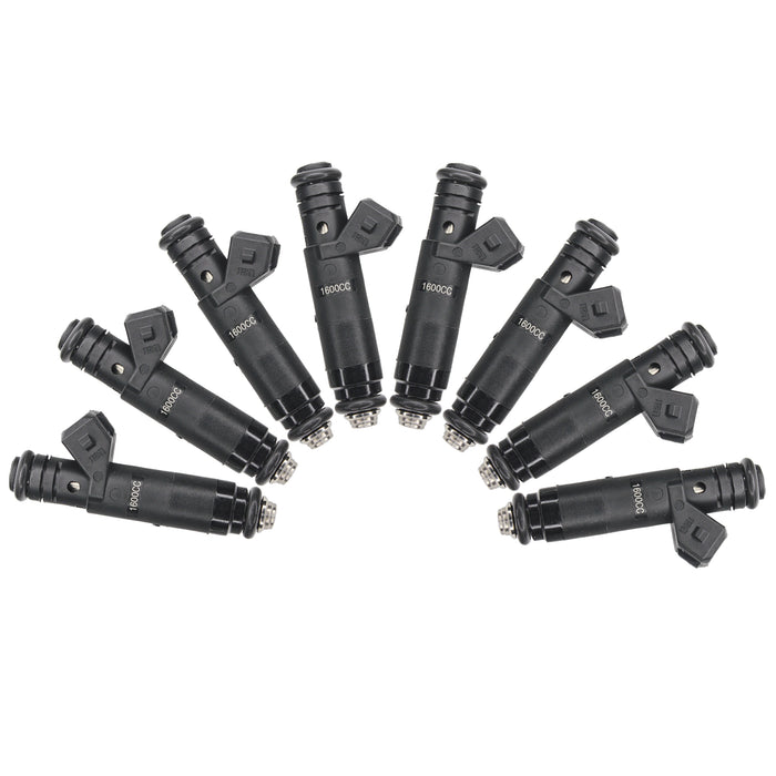 8 x Fuel Injectors 152lb 1600cc High Impedance Long Style FI114961 EV1 plug 60mm