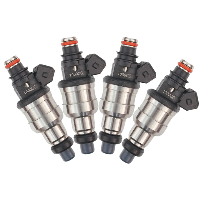 4 x 1000cc Fuel Injectors for EVO 7 8 9 RX-7 FC3S 13B 20B 4AGE 4G63T e85