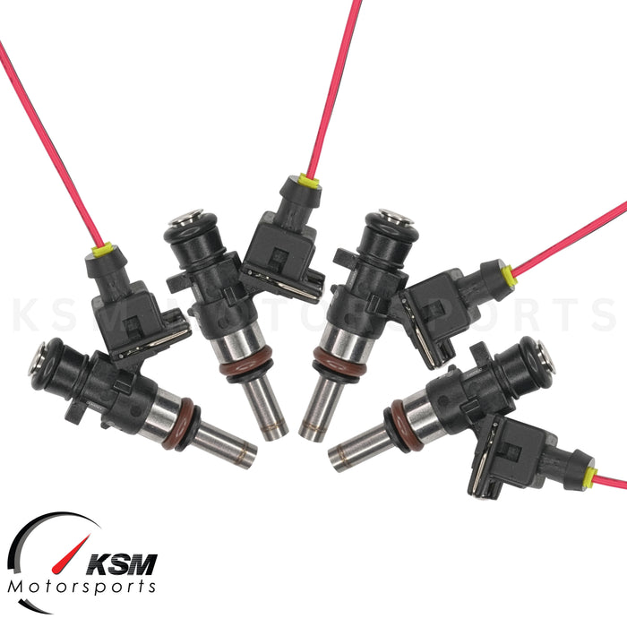 4 x 1300cc 124lb Fuel Injectors fit Bosch Nozzle Valve EV14KT 0280158040 Petrol