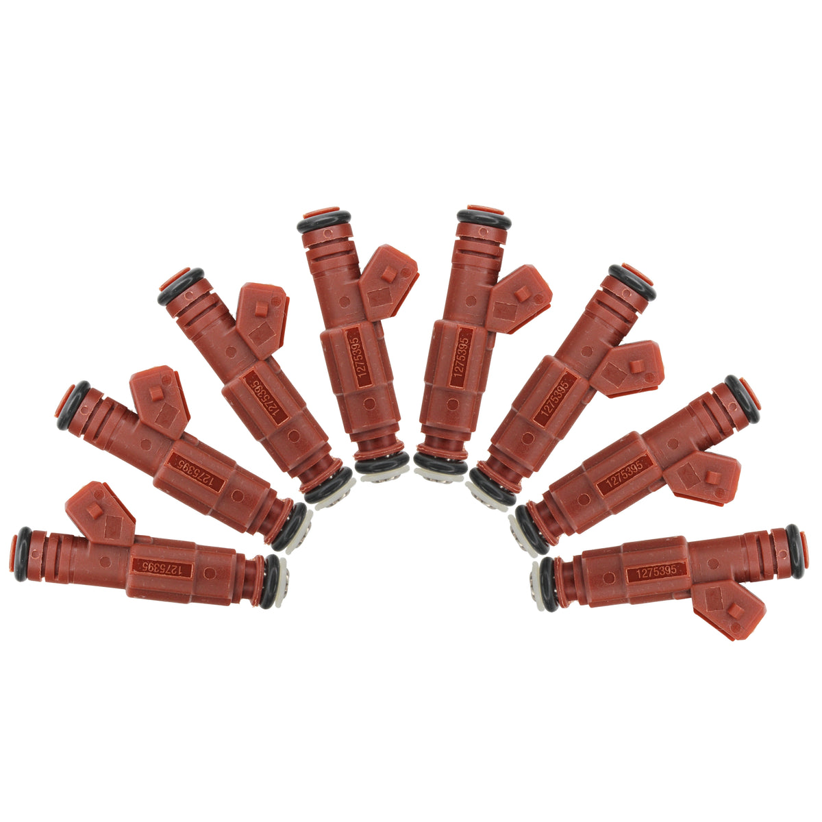 LASERUSH 9V （SL2） 8 x 30lb RED Fuel Injectors Racing Type For Mustang V8 4.6L 5.0L