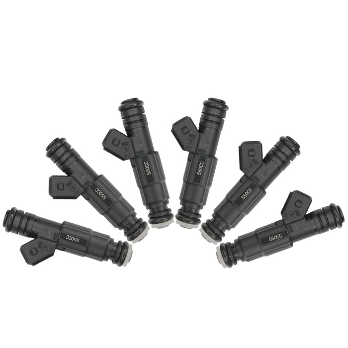 6 x 550cc Fuel Injectors for Ford BA BF XR6 turbo 52lb EV6 FPV HSV fit BOSCH EV1