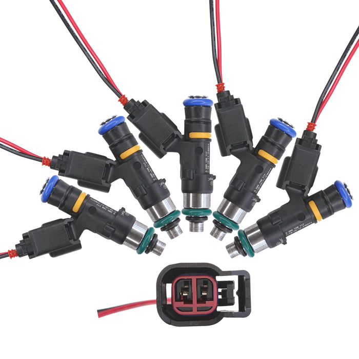 5 x 1200cc fuel injector for FORD FOCUS MK2 2.5T RS ST fit BOSCH EV14 High Imp