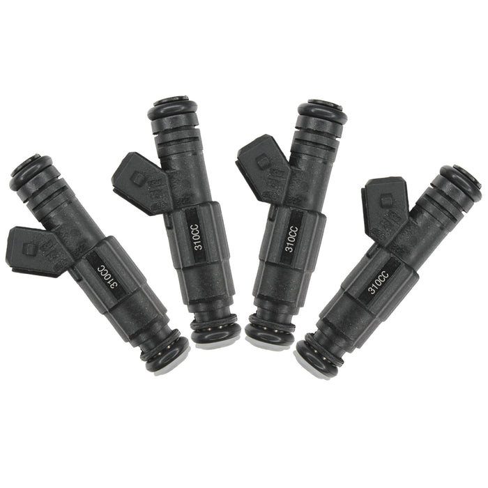 4 x Fuel Injectors 315cc 30lb Gen III EV6 (Long) / EV1 Jetronic Plug / E85 safe