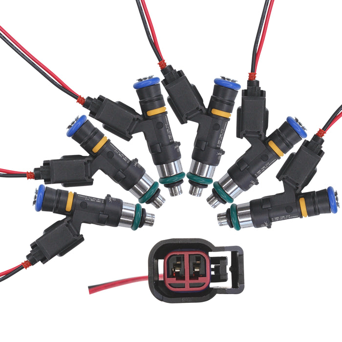Set of 6 x 550cc 52lb fuel injectors for 2000-2006 BMW E46 M3 S54 BOSCH EV14 E85