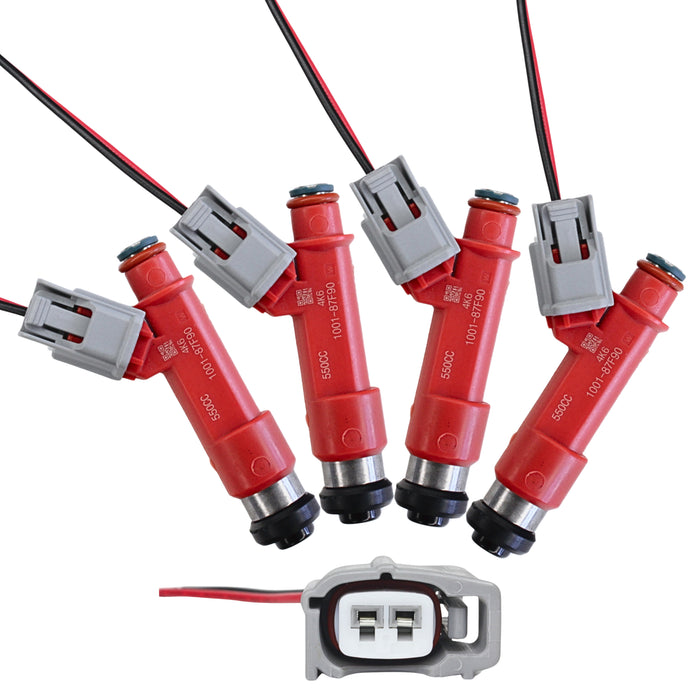 4 x 550cc fit Denso FUEL INJECTORS For MAZDA RX8 13B ROTARY 1.3L TURBO