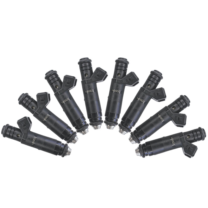 8 1400cc fit Siemens Deka 133lb Fuel Injectors EV1 for Chevy Ford LS1 LT1 LSX V8