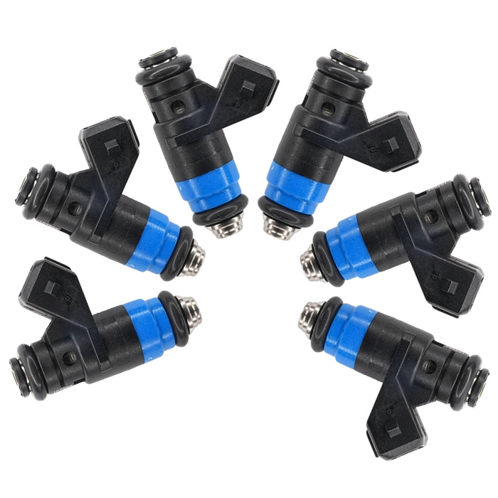 6 x 60lb 630cc fit Deka Compact Fuel Injectors FI114962 EV1 High Impedance E85