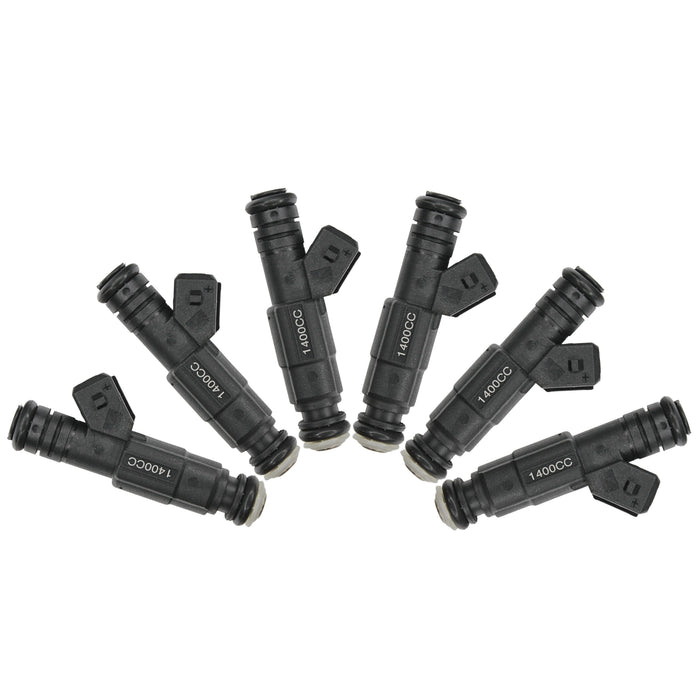 6 x EV6 Fuel Injectors 1400cc 133lb for GMC Ford Buick Audi 2.8 3.0 3.8 4.2 4.6L
