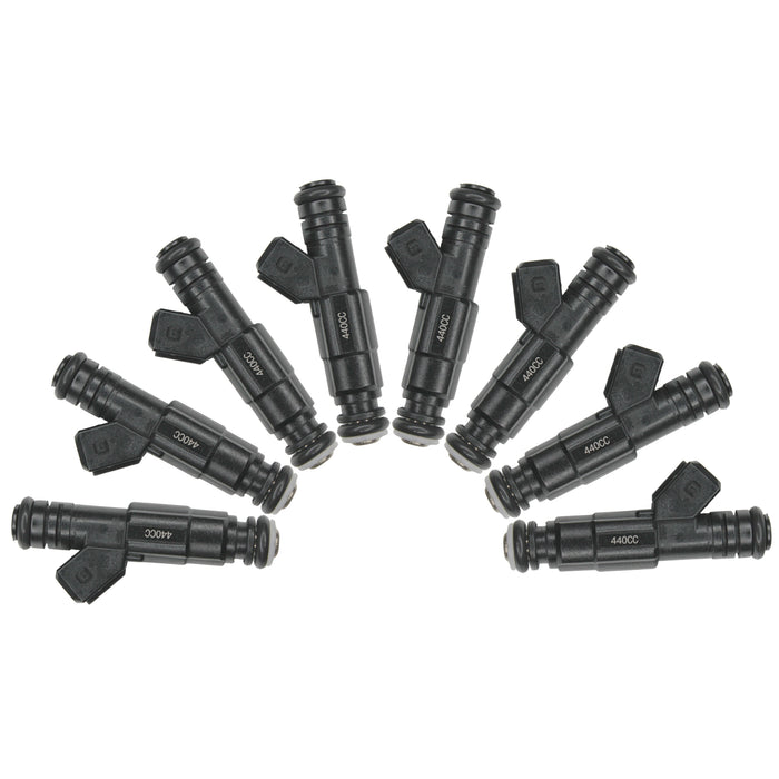 8 x Fuel Injectors 440cc 42lb Gen III EV6 (Long) / EV1 Jetronic Plug / E85 safe