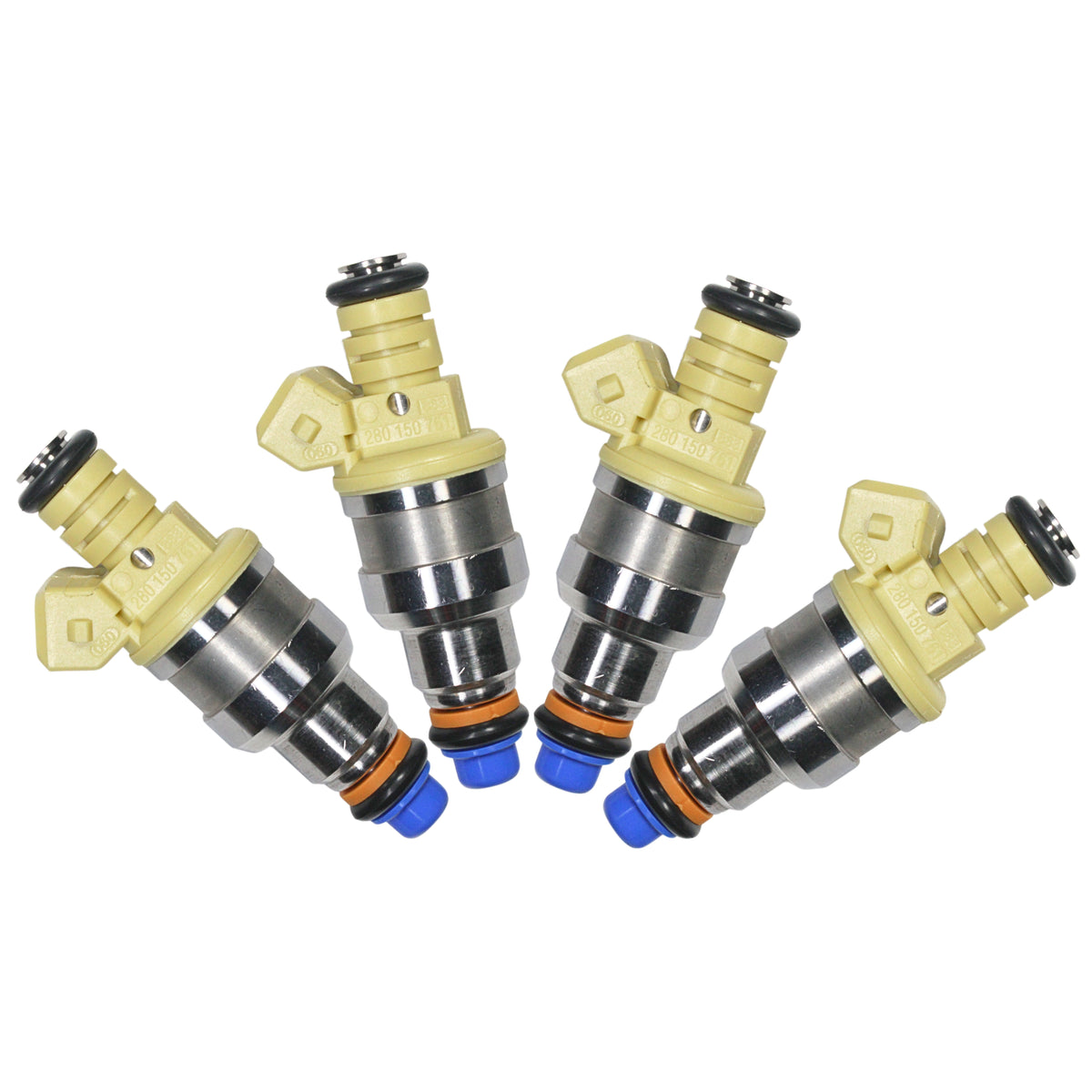 4 x Fuel Injectors 0280150761 for 1989-1994 Saab 900 2.0L I4 Turbochar ...