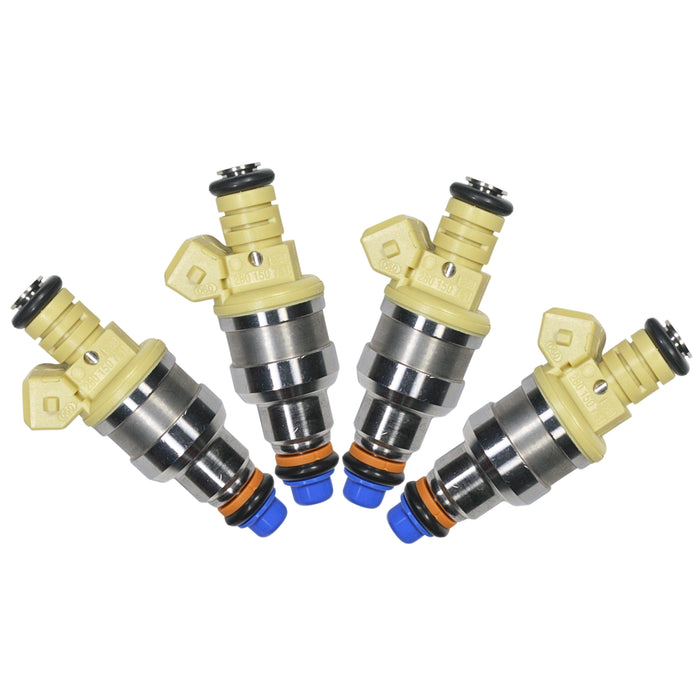4 x Fuel Injectors 0280150761 for 1989-1994 Saab 900 2.0L I4 Turbocharged 748701