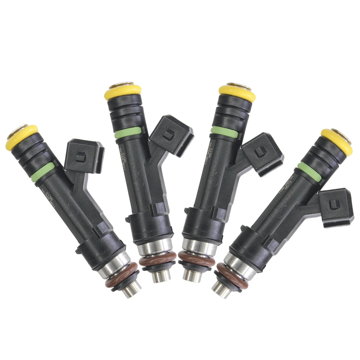 セレクトH 4x Fuel Injectors Fit Bosch 0280158827 EV1 Connector 160LB