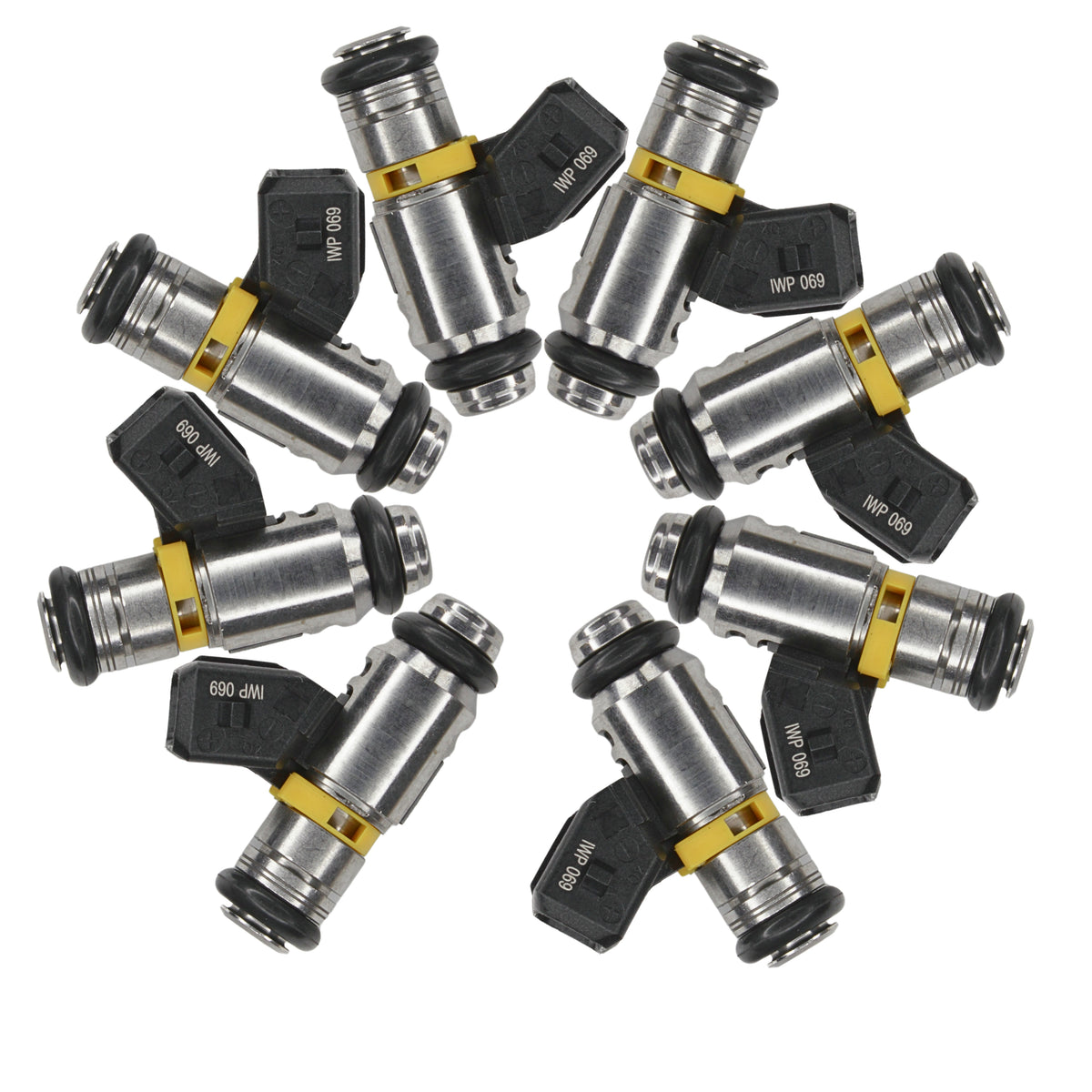 マンフロット 8x Fuel Injectors 861260T for Mercury / Mercruiser 5.7, 6.2, 454