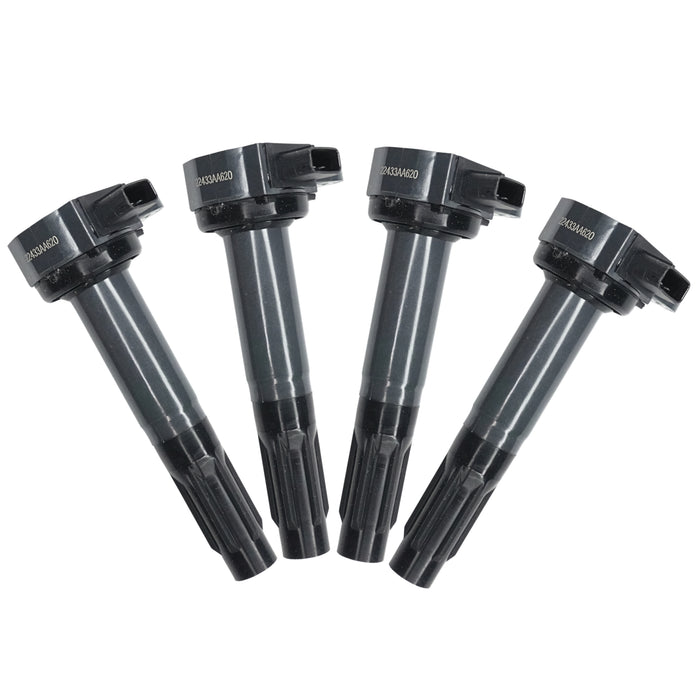 4 x Ignition Coils 22433AA620 for Subaru Legacy Outback H4 2.5L 2010 2011 2012