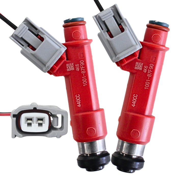 2 x 440cc Fuel Injectors For Mazda Rx8 Rx-8 13B rotary 1.3L turbo JDM RENESIS 2