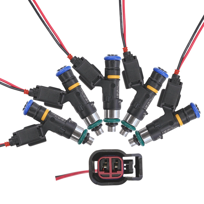 5 x 1200cc 114lb fuel injector for FORD FOCUS MK2 2.5T RS ST fit BOSCH EV14 E85