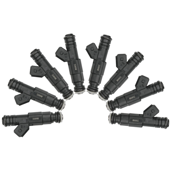 8 x Fuel Injectors 850cc 81lb Gen III EV6 (Long) / EV1 Jetronic Plug / E85 safe