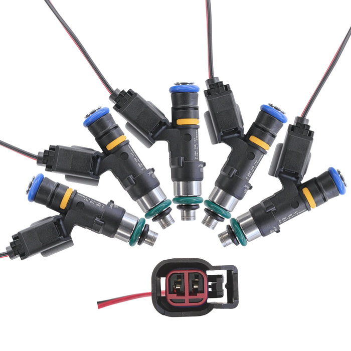5 x 440cc 42lb fuel injectors for FORD FOCUS MK2 2.5T RS ST Fit BOSCH EV14 E85