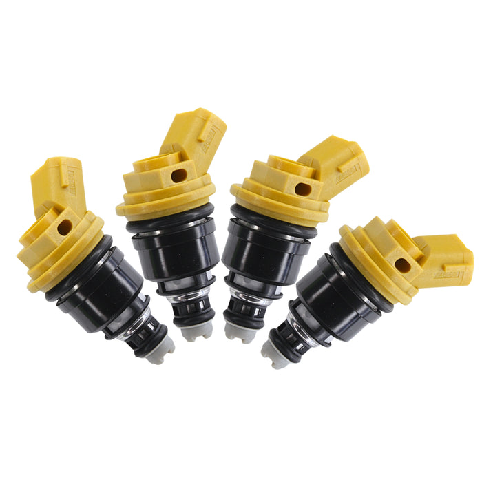 4 x 550cc 555cc Side Feed Fuel Injectors for Subaru STI WRX GC8 MY99-00 EJ20