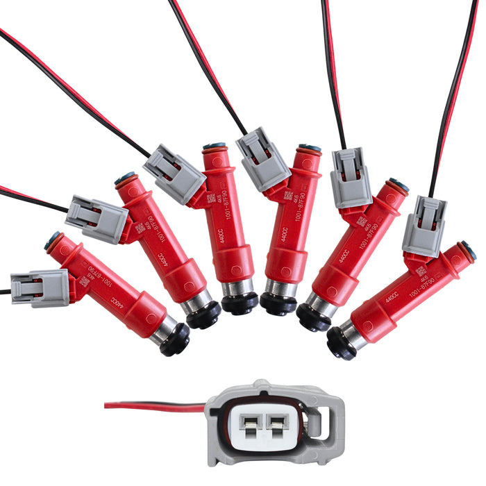 440cc Fuel Injectors for Nissan RB20DET RB26DETT R32 R33 R34 GTR E85 fit DENSO