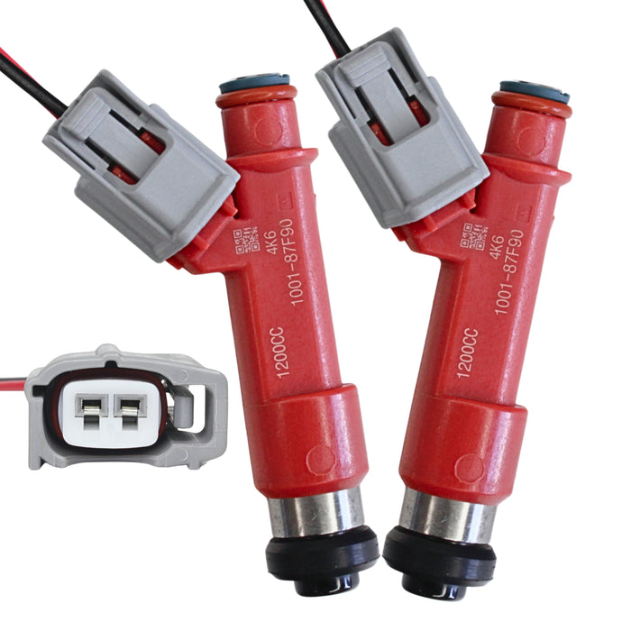 2 x 1200cc Fuel Injectors For Mazda Rx8 Rx-8 13B rotary 1.3L turbo JDM RENESIS 2