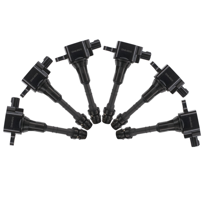 6 IGNITION COILS for 2001-2012 Nissan PATROL GU TB48DE 4.8L fit OEM 22448-AR215